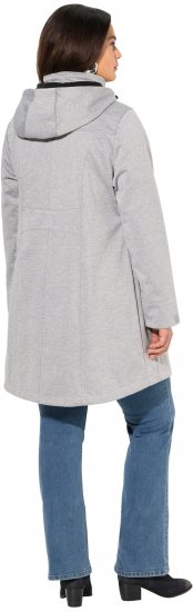 Ulla Popken HYPRAR Melange Softshell Jacket Grey Melange - Vestes - 