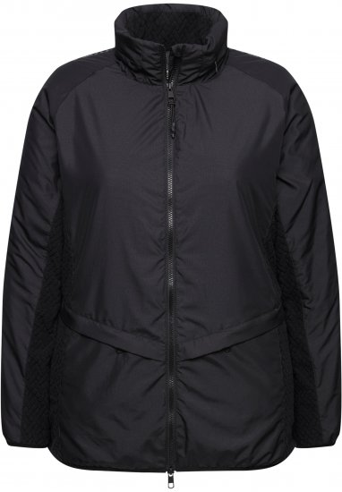 Ulla Popken Lightweight Functional Jacket Black - Vestes - 