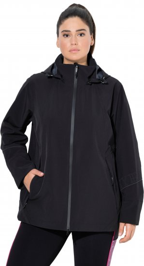 Ulla Popken Triple Function Performance Jacket Black - Vestes - 