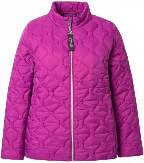 Ulla Popken HYPRAR Lightweight Quilted Water-Repellent Jacket Berry - Vestes - 
