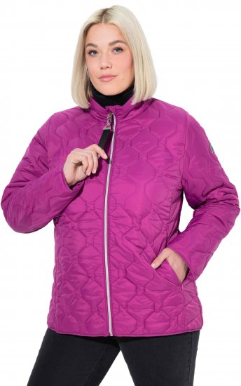 Ulla Popken HYPRAR Lightweight Quilted Water-Repellent Jacket Berry - Vestes - 