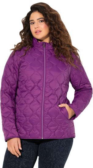 Ulla Popken HYPRAR Lightweight Quilted Water-Repellent Jacket Purple - Vestes - 