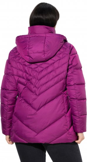 Ulla Popken HYPRAR Water-Repellent Quilted Jacket Berry - Vestes - 