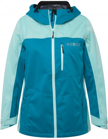 Ulla Popken HYPRAR Lightweight Triple Function Jacket Turquoise - Vestes - 