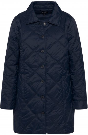 Ulla Popken Quilted Jacket Navy - Vestes - 
