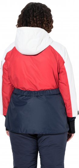 Ulla Popken Performance Peplum Ski Jacket Navy - Vestes - 