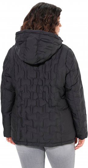 Ulla Popken HYPRAR Channel Quilted Jacket Black - Vestes - 