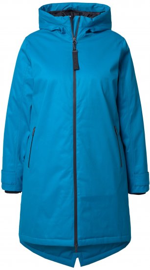 Ulla Popken HYPRAR Triple-Function Longline Jacket Turquoise - Vestes - 