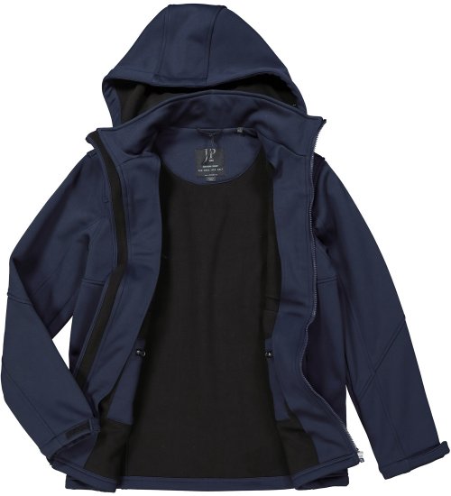 JP1880 Jacket Fleece Lined Softshell Navy - Vestes - Vestes homme grandes tailles