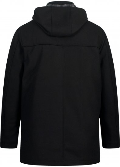 JP1880 Dufflecoat Water-repellent Black - Vestes - Vestes homme grandes tailles