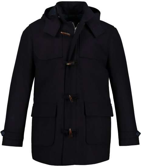 JP1880 Duffle Coat Water Repellent with Detachable Hood Navy - Vestes - Vestes homme grandes tailles