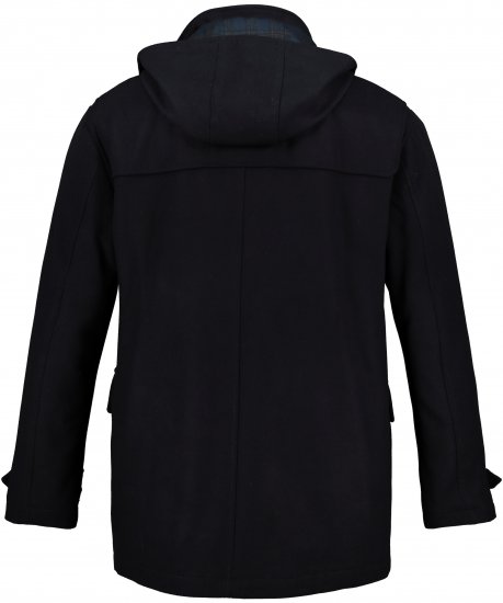 JP1880 Duffle Coat Water Repellent with Detachable Hood Navy - Vestes - Vestes homme grandes tailles