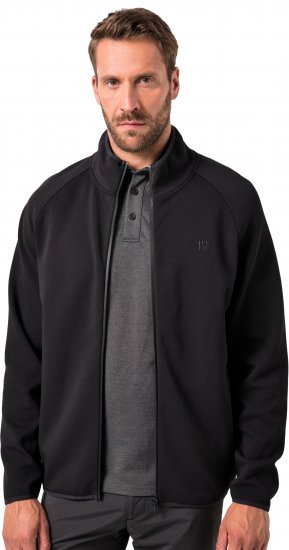 JAY-PI FLEXNAMIC® Golf Sweat Jacket with Zipper Black - Sweatshirts & hoodies - Sweatshirts/Hoodies grande taille homme