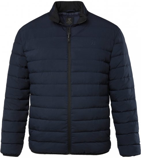 JP1880 Jacket Quilted Stand-up Collar Navy - Vestes - Vestes homme grandes tailles