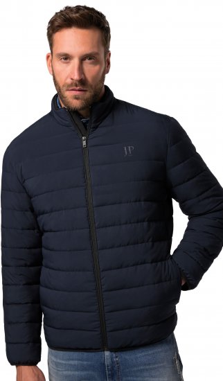 JP1880 Jacket Quilted Stand-up Collar Navy - Vestes - Vestes homme grandes tailles