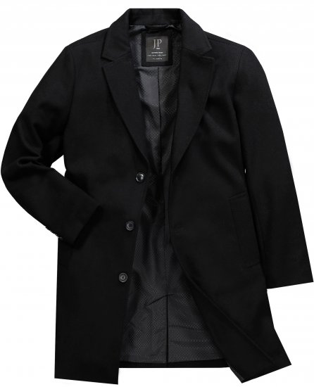 JP1880 Coat Classic Wool Blend Black - Vestes - Vestes homme grandes tailles