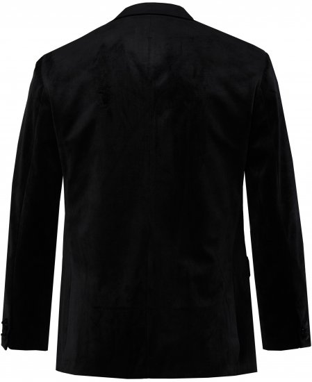 JP1880 Jacket Velvet Business Smoking Black - Costumes - Costumes grandes tailles 