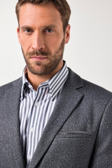 JP1880 Jacket Business Donegal Graphite Grey - Vestes - Vestes homme grandes tailles
