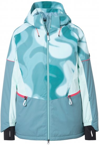 Ulla Popken HYPRAR Performance Jacket Ice Green - Vestes - 