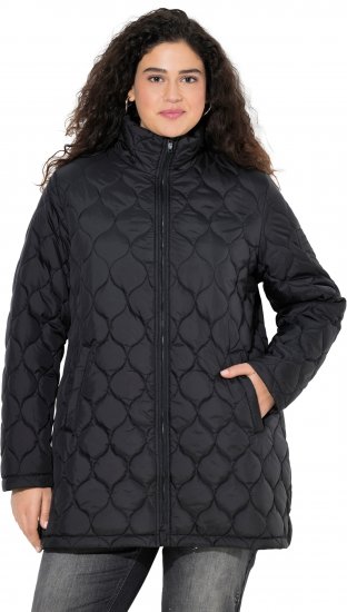 Ulla Popken HYPRAR Water-Repellent Quilted Jacket Black - Vestes - 