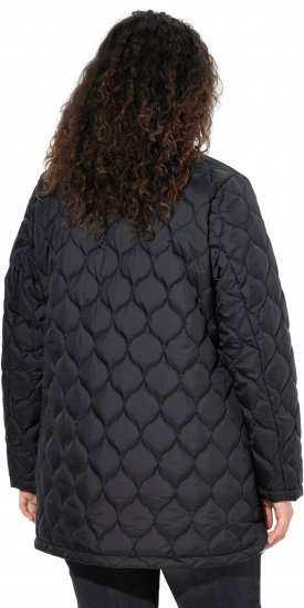 Ulla Popken HYPRAR Water-Repellent Quilted Jacket Black - Vestes - 