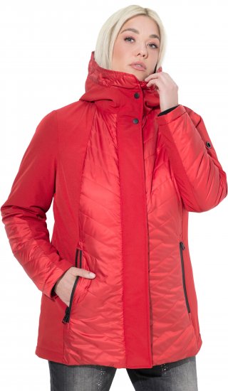 Ulla Popken HYPRAR Functional Softshell Jacket Red - Vestes - 