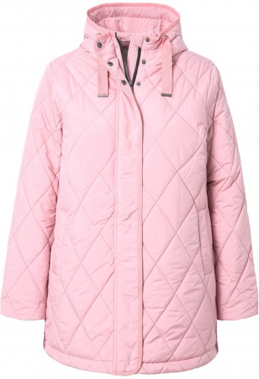 Ulla Popken HYPRAR Quilted Water-Repellent Jacket Soft Dusty Rose - Vestes - 