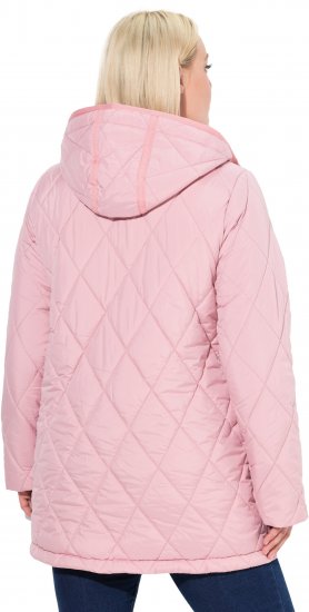 Ulla Popken HYPRAR Quilted Water-Repellent Jacket Soft Dusty Rose - Vestes - 