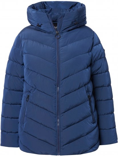 Ulla Popken HYPRAR Quilted Puffer Jacket Navy - Vestes - 