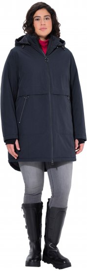 Ulla Popken HYPRAR Waterproof Windproof Breathable Jacket Black - Vestes - 