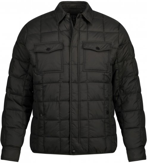 JP1880 Quilted Shirt Collar Jacket TALL Anthracite - TALL vestes - 