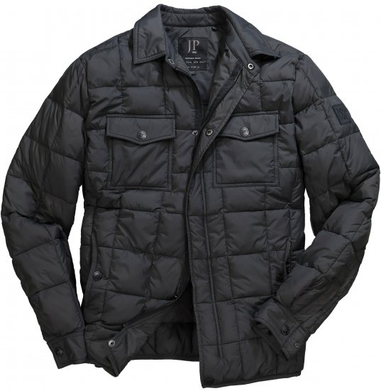JP1880 Quilted Shirt Collar Jacket TALL Anthracite - TALL vestes - 