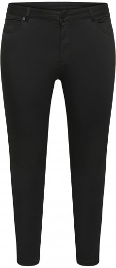 Kaffe Curve Dina Jean slim longueur cropped Noir - Jeans & Pantalons Femme Grandes Tailles – Plus Size - 