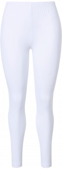 Ulla Popken Basic Stretch Knit Ankle Length Leggings Snow White - Jeans & Pantalons Femme Grandes Tailles – Plus Size - 