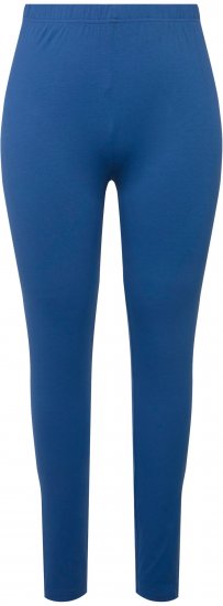 Ulla Popken Basic Stretch Knit Ankle Length Leggings Grey Blue - Jeans & Pantalons Femme Grandes Tailles – Plus Size - 