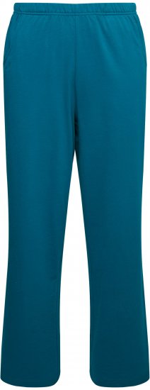 Ulla Popken Pull On Knit Straight Leg Pocket Pants Dark Petrol - VÊTEMENTS FEMME 40-66 - 