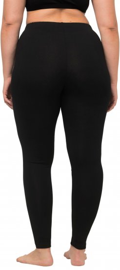 Ulla Popken Viscose Spandex Leggings Black - Jeans & Pantalons Femme Grandes Tailles – Plus Size - 