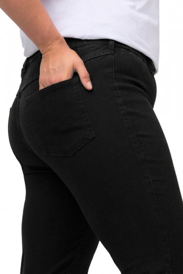 Ulla Popken Denim Look All Elastic Pocket Sienna Jeggings Black - Ulla Popken - Ulla Popken Grandes Tailles