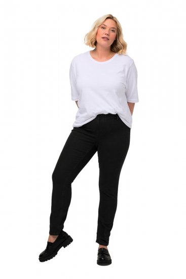 Ulla Popken Denim Look All Elastic Pocket Sienna Jeggings Black - Ulla Popken - Ulla Popken Grandes Tailles