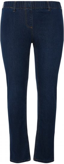 Ulla Popken Denim Look All Elastic Pocket Sienna Jeggings Blue Denim - Jeans & Pantalons Femme Grandes Tailles – Plus Size - 