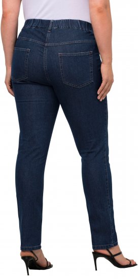 Ulla Popken Denim Look All Elastic Pocket Sienna Jeggings Blue Denim - Jeans & Pantalons Femme Grandes Tailles – Plus Size - 