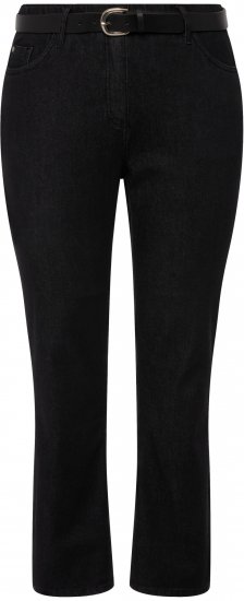 Ulla Popken Sammy Fit Slim Leg Stretch Jeans Black - Jeans & Pantalons Femme Grandes Tailles – Plus Size - 