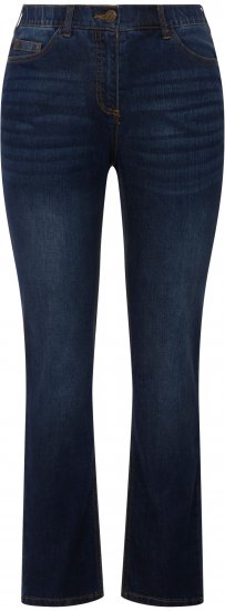 Ulla Popken Sammy Fit Slim Leg Stretch Jeans Blue Denim - Jeans & Pantalons Femme Grandes Tailles – Plus Size - 