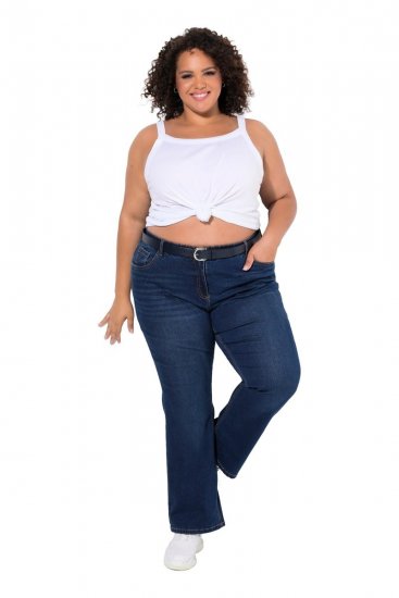 Ulla Popken Marie Fit Bootcut Stretch Jeans Blue Denim - Ulla Popken - Ulla Popken Grandes Tailles