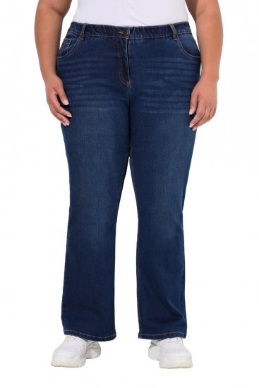 Ulla Popken Marie Fit Bootcut Stretch Jeans Blue Denim - Ulla Popken - Ulla Popken Grandes Tailles