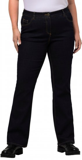 Ulla Popken Marie Fit Bootcut Stretch Jeans Dark Blue Denim - Jeans & Pantalons Femme Grandes Tailles – Plus Size - 