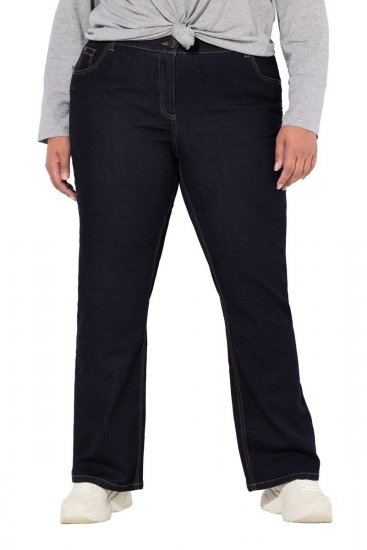Ulla Popken Marie Fit Bootcut Stretch Jeans Dark Blue Denim - Ulla Popken - Ulla Popken Grandes Tailles