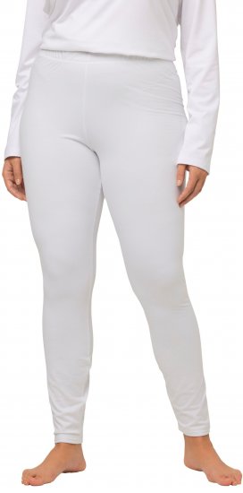 Ulla Popken Quick Dry Moisture Wicking Stretch Ski Leggings Snow White - Jeans & Pantalons Femme Grandes Tailles – Plus Size - 