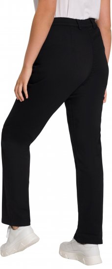 Ulla Popken Basic Mony Tapered Leg Stretch Pants Black - Jeans & Pantalons Femme Grandes Tailles – Plus Size - 