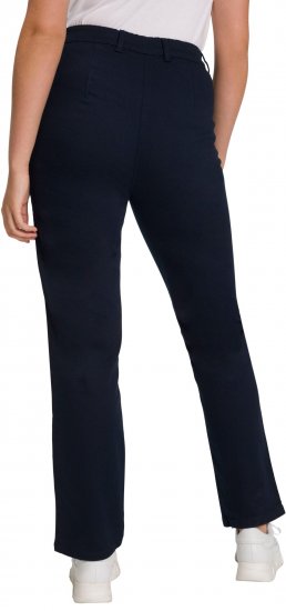 Ulla Popken Basic Mony Tapered Leg Stretch Pants Navy - Jeans & Pantalons Femme Grandes Tailles – Plus Size - 